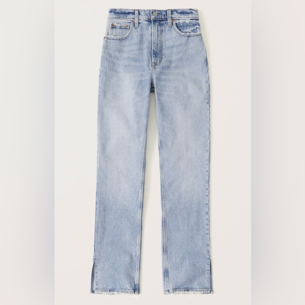 Abercrombie and Fitch Ultra High Rise The 90’s Straight Jeans